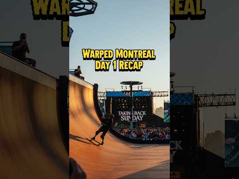 Vans Warped Tour Montreal 2026 Day 1 Recap Video