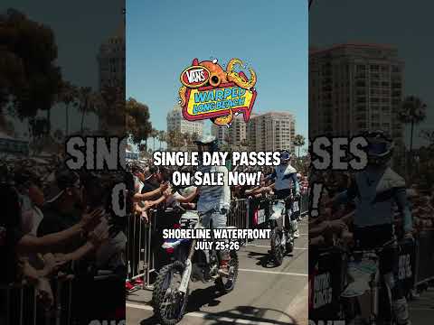 single-day passes for @vanswarpedtourlb are officially on sale now!