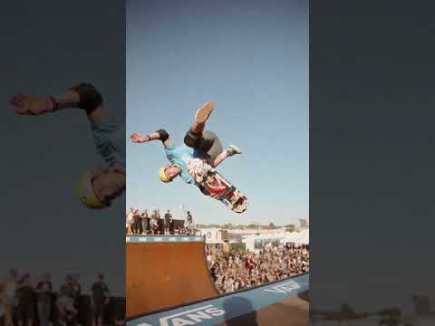 the @vans vert ramp bringing insane tricks 🛹 to make ur warped experience unforgettable 🖤