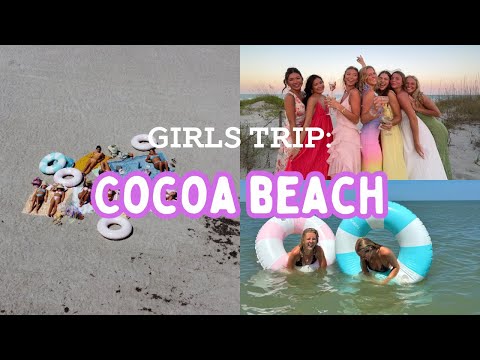 COCOA BEACH VLOG (new friends, sunset pics, the cutest Airbnb)👙☀️🌊