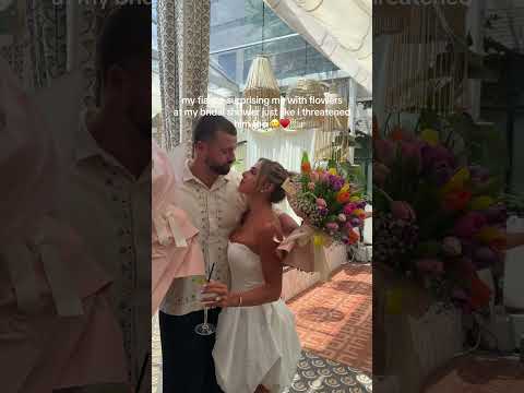 surprise!! lol I love him #bride #wedding