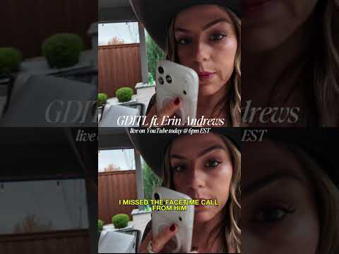 Erin Andrews on the YouTube tonight at 6 pm et!