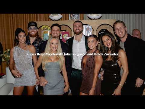 Experience Super Bowl Week with Jake Ferguson and Haley Cavinder | Cavinder Twins