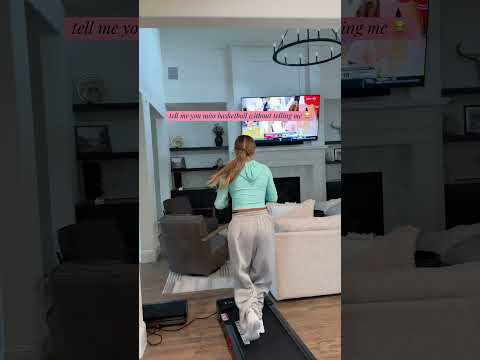 march madness on… and she’s somehow still conditioning 😭
