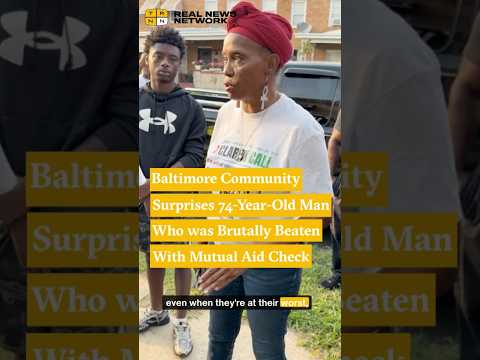 Baltimore Community Surprises 74-Year-Old Man Who Was Brutally Beaten With Mutual Aid Check.