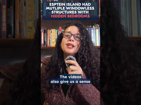 Epstein Island video shows windowless buildings with bedrooms