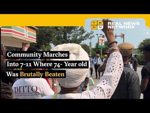 BREAKING: Community Marches into 7-11 Where 74-Year-Old Was Brutally Beaten