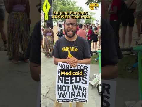 'Stop bombing Iran now!': Baltimoreans protest #trump war on Iran