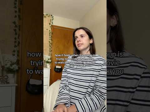 And then we never end up choosing