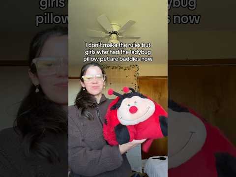 Ladybug pillow pet girls rise up