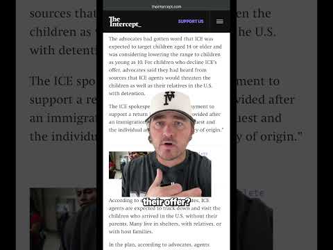 ICE Is Targeting Kids With a $2,500 Payment for Deportation #politics #trump