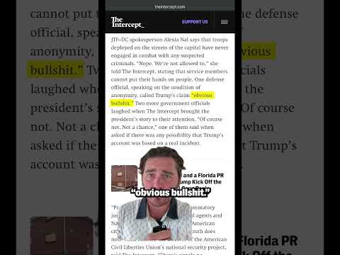 Trump Fabricates Story of Hand-to-Hand Combat Between Troops and Child Gangsters in D.C. #politics