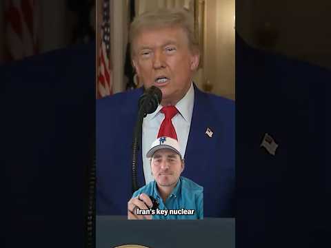 Iran's Nuclear Sites Were "Obliterated," According To Trump. Sure, Jan. 😒  #politics #trump