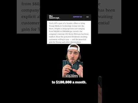 The Intercept Is Suing Trump & Truth Social