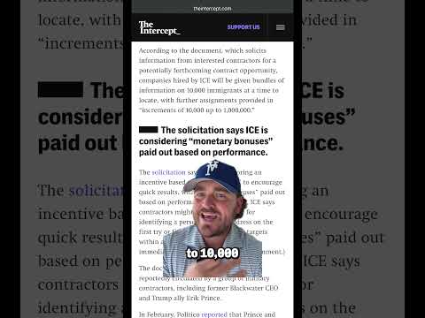 ICE Plans Cash Rewards for Private Bounty Hunters to Locate and Track Immigrants