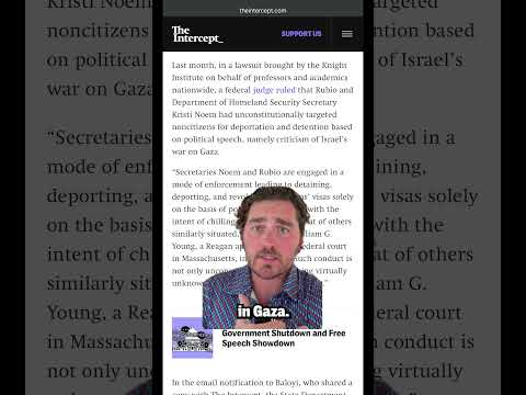 The State Dept. Revoked His Visa Over Crass Charlie Kirk Remarks  #politics #trump #charliekirk