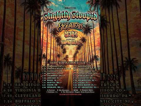 Who’s ready for a road Trip?! 🚌💨 🎫 Tickets at SlightlyStoopid.com