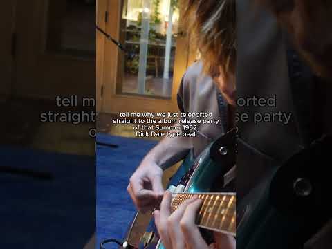 We just teleported straight to the album release party of that Summer 1962Dick Dale type beat