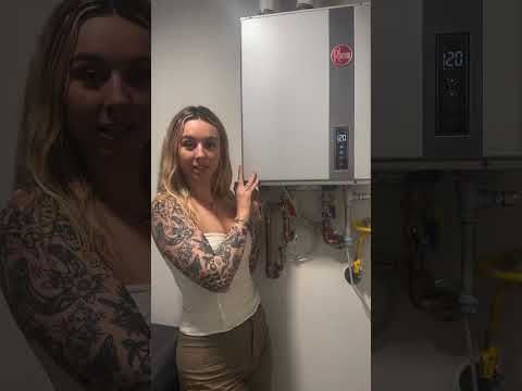 On-demand water heaters! Space saving, longer life and never run out of hot water 🤝🏼