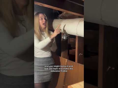 I see asbestos insulating tape on ducts very commonly in pre 1950s homes