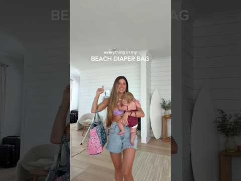 Baby beach bag essentials ft. ​⁠@CoterieBaby code: BRYNLEY 👶🏼🌊