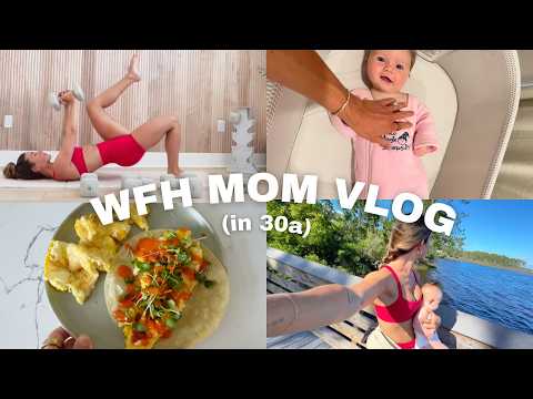 first time mom vlog: workouts, cottage cheese pancakes, baby sleep snuggles, etc.