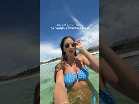 PROS + CONS of owning a swimwear brand👙#smallbusinessowner