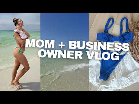 VLOG: new mom + owner of swimwear brand !!!