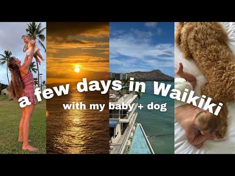 A Few Days in Waikiki: beach days, visiting friends, mom life chats