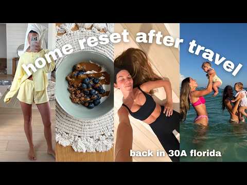 home reset: 30a, workouts, starting solids, mom life, ocean swims, etc!