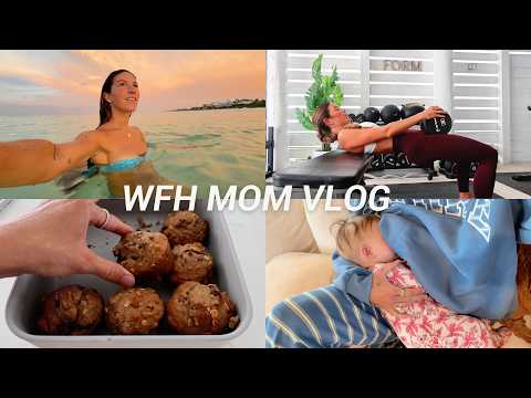 WFH VLOG: small business owner, trainer, starting solids, sunrise swims, etc.