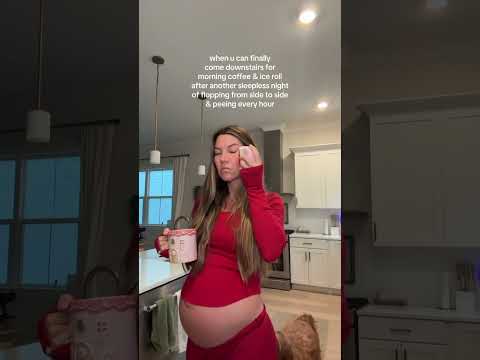 3rd trimester things☠️ #pregnancy
