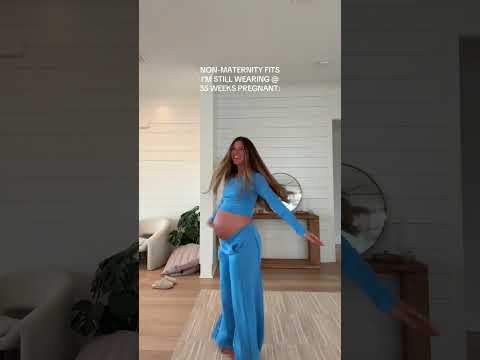 weekly outfits at 35 weeks pregnant🤰