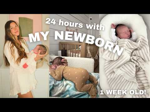 24 hours w/ my newborn: 1 week old!!!