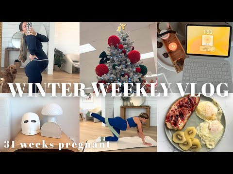 WELLNESS FOCUSED WEEK: strength training, meals, self care in the 3rd tri!!