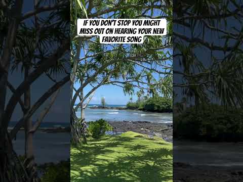 Stop scrolling so fast and listen to a little bit of your new favorite song 🌴🏝️