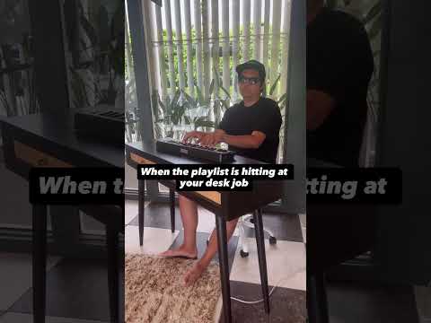 When that jam comes on your workday playlist who’s rocking out on the clock??