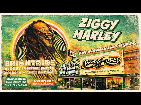 LIVE STREAM: Ziggy Marley 'BRIGHTSIDE' Album Release Party
