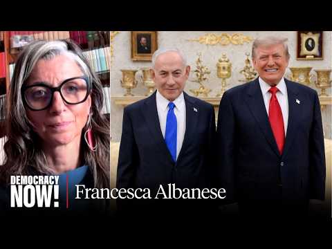 U.N. Expert Francesca Albanese Slams U.S. "Complicity" as ICC-Wanted Netanyahu Visits White House