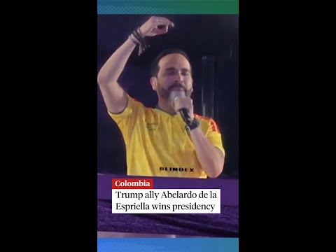 Trump-backed candidate wins Colombian presidential election