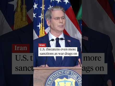 U.S. threatens even more sanctions as Iran war drags on