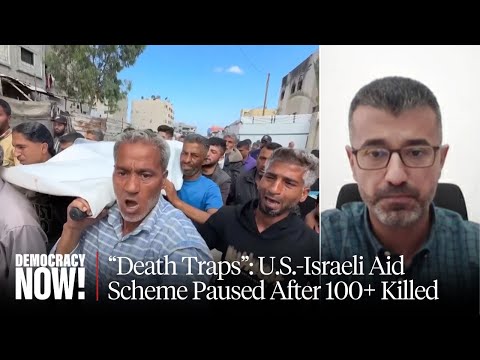 "Death Traps": U.S.-Israeli Gaza Aid Scheme Paused After 100+ Killed While Waiting for Food