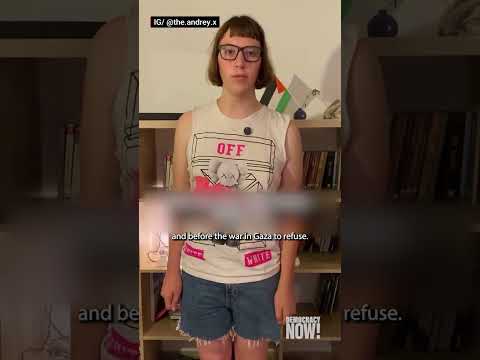 Teen refuses to join IDF as Israel commits genocide in Gaza