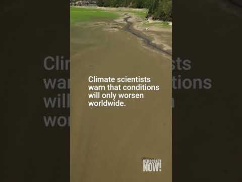 Lake dries up in Switzerland
