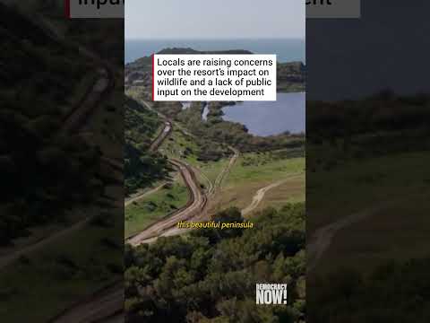Albanians protest Ivanka Trump's luxury resort
