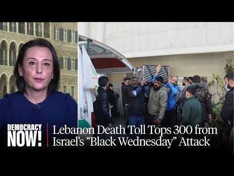 "10 Minutes of Terror": Lebanon Death Toll Tops 300 from Israel's "Black Wednesday" Attack