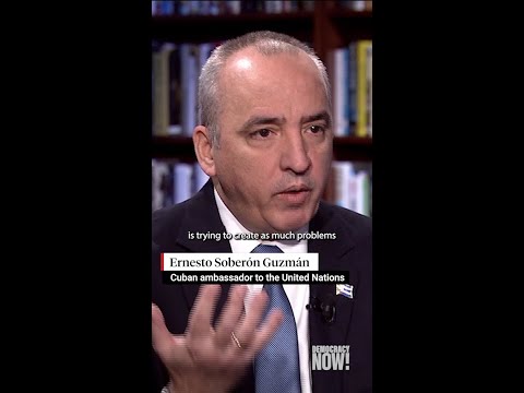 Cuba’s U.N. Ambassador Denounces U.S. Oil Blockade