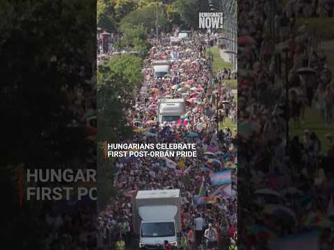 Hungarians celebrate first post-Orbán Pride
