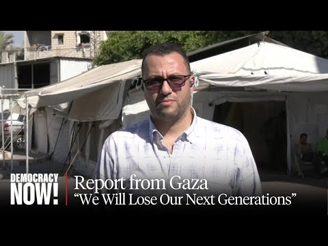 Report from Gaza: Aid Coordinator Describes Disease, Famine as Israel Blows Up Residential Towers