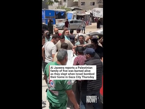 Israeli strike on Gaza leaves family burned alive in their home